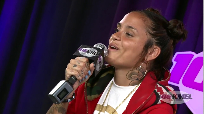 Kehlani Stops By the KMEL Lounge & Covers India.Aire