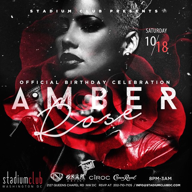 Amber Rose Is Coming To Stadium Club