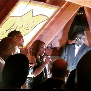Nick Cannon Mona Scott Young Blue Williams Ncredible pre-Grammy Managers Brunch